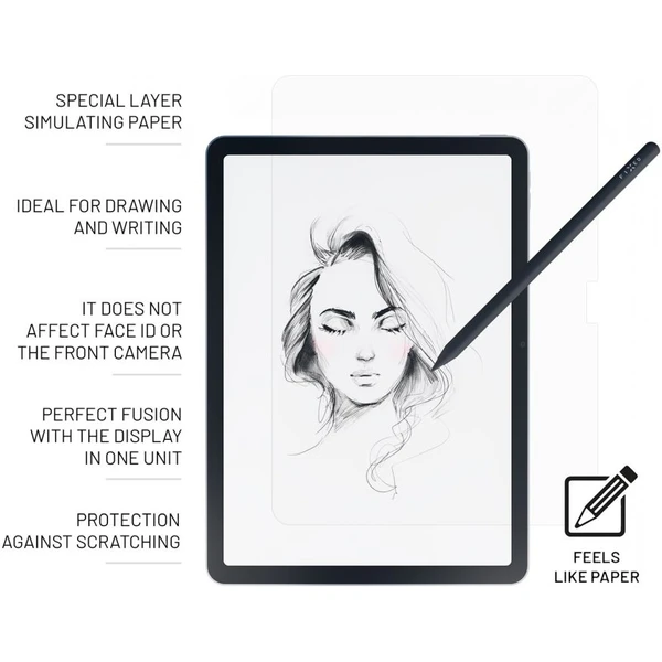 FIXED PaperGlass sklo na psaní a kreslení pro iPad Pro 13" (2025) čiré - Ochranné folie a skla - Obrázek 4308383188d1423a8fa2d9ebbc94d291
