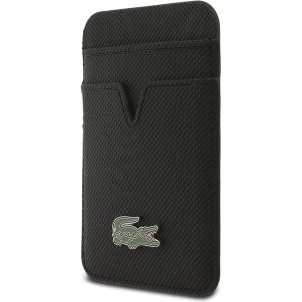 Lacoste Iconic Petit Pique MagSafe kryt + peněženka iPhone 17 Pro Max černý - Pouzdra - Obrázek 431964f197ff4a59ae0972bfe13c085b