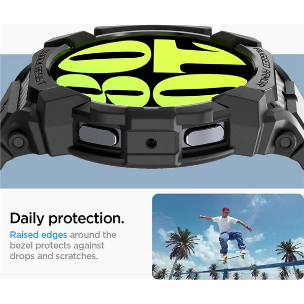 Spigen Rugged Armor Pro pouzdro Samsung Galaxy Watch7 (44mm) matně černé - Pouzdra - Obrázek 4325f9b4d000477c93db1e6addf3280a