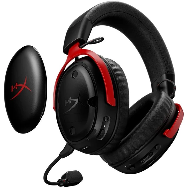 HyperX Cloud III S bezdrátová herní sluchátka černočervená - Sluchátka - Obrázek 432K000K01