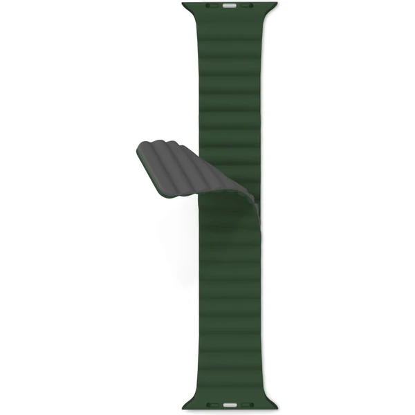 Epico Watch Strap Magnetic pro Apple Watch 38/40/41mm šedá/zelená - Řemínky - Obrázek 4350000601