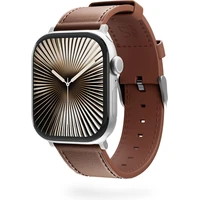iWant Leather řemínek pro Apple Watch 42/41/40/38mm hnědý - Řemínky
