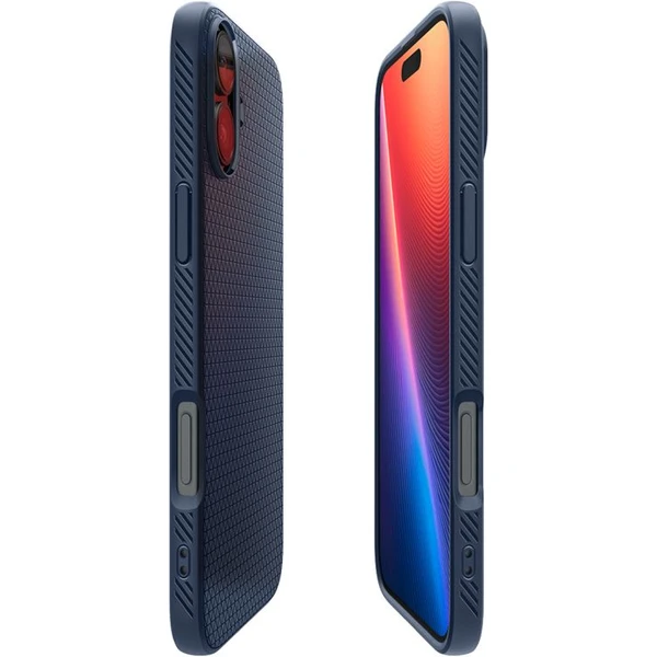 Spigen Liquid Air kryt iPhone 16 navy blue - Pouzdra - Obrázek 43739c49aa534e07b48132aef9d7fab0
