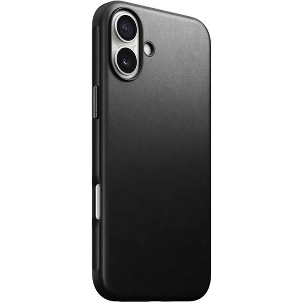 Nomad Modern Leather Case MagSafe kryt iPhone 16 Plus černý