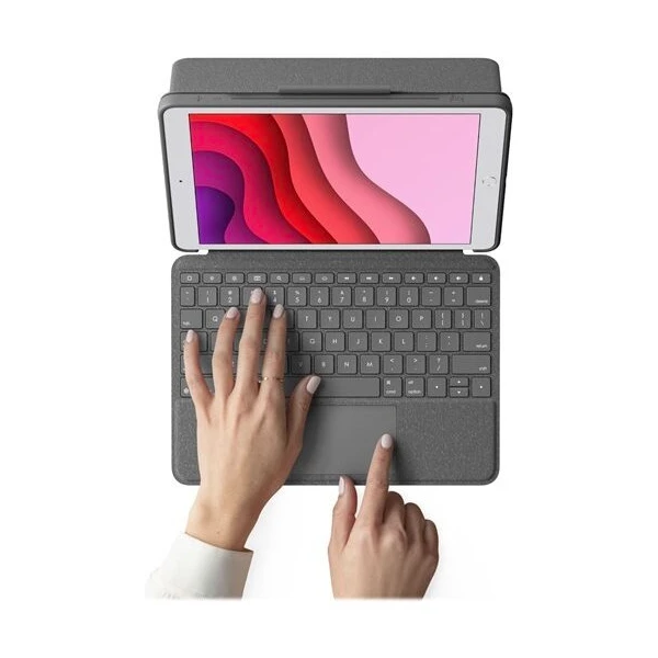 Logitech Combo Touch pouzdro s CZ/SK klávesnicí a trackpadem iPad 10,2 černé - Pouzdra s klávesnicí - Obrázek 438C300401