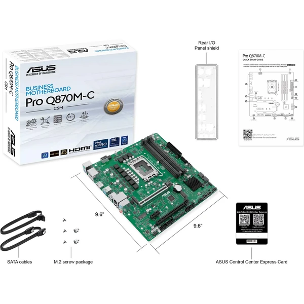 ASUS PRO Q870M-C-CSM - Základní desky - Obrázek 43BN000K01