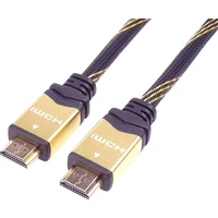 PremiumCord HDMI 2.0b/HDMI 2.0b kabel s ethernetem 4K 3m černý - Kabely a redukce