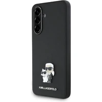 Karl Lagerfeld PU Saffiano Metal Karl and Choupette kryt Samsung Galaxy A56 černý - Pouzdra
