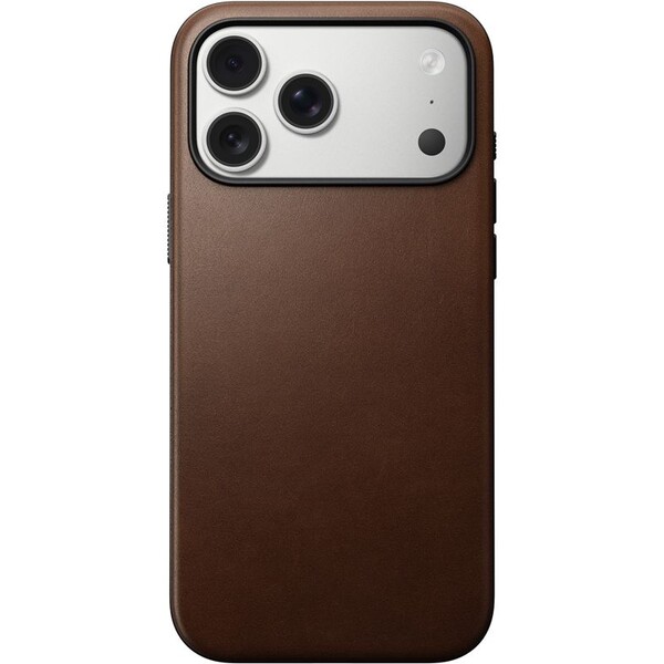 Nomad Modern Leather Case MagSafe kožený kryt iPhone 17 Pro Max Brown
