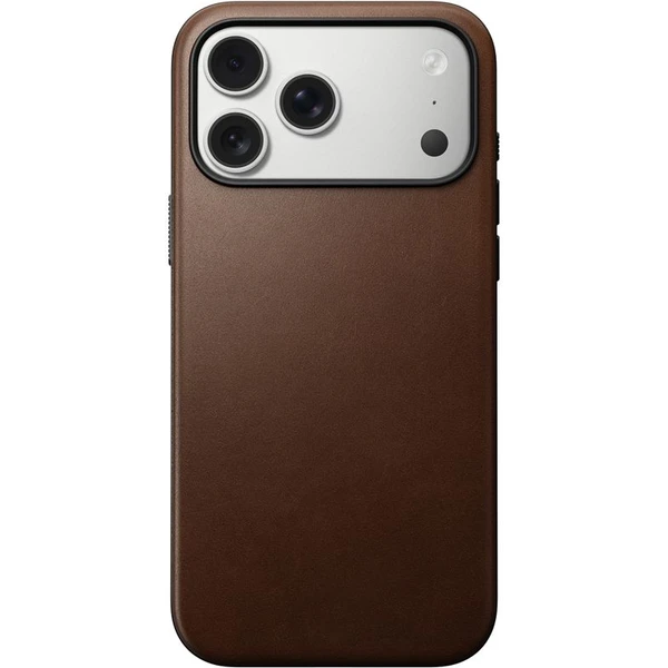 Nomad Modern Leather Case MagSafe kožený kryt iPhone 17 Pro Max Brown - Pouzdra - Obrázek 43e4196212664ec5b6d99eddafcbb7f3