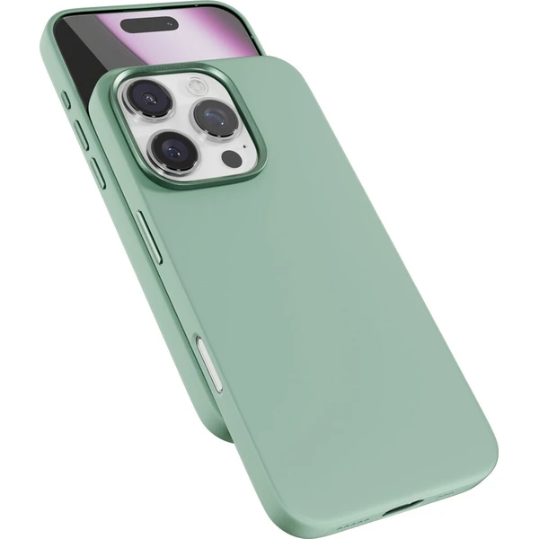 Epico Mag+ Silicone kryt pro iPhone 16 Pro mátově zelená - Pouzdra - Obrázek 440cf5190b0f49b886a5f6eb47c60d9d