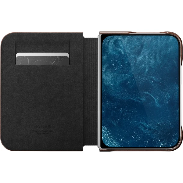 Nomad Traditional Leather Folio (Horween) MagSafe kožené pouzdro iPhone Duo rustikální hnědá - Pouzdra - Obrázek 4419e415e07e43dba8c53619fcc827b3