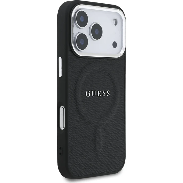 Guess PU Saffiano MagSafe kryt iPhone 17 Pro černý - Pouzdra - Obrázek 441ffcde49134b1a8d0e19ac60a4b31d
