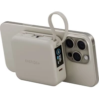 ENERGEA MagPac Mini Plus MagSafe powerbanka s kabelem, 10000mAh, béžová - Powerbanky