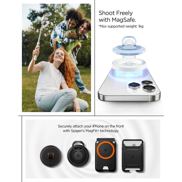 Spigen MagSafe Tripod Selfie tyč béžová - Držáky - Obrázek 442fae9eff574176af607b9e85d6549f