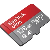 SanDisk MicroSDXC karta 128GB Ultra + adaptér - Paměťové karty