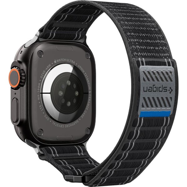 Spigen Fabric Band řemínek (hook-and-loop) Apple Watch 49/46/45/44mm černý - Řemínky - Obrázek 44750efc20ab458598469568572c2d10