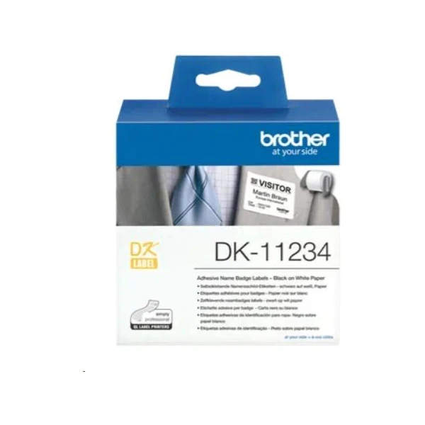 Brother DK11234 samolepicí štítky bílé 60 mm x 86 mm - Pásky pro štítkovače - Obrázek 4478673b48f7482e9cbcc0940417ba54