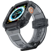 Spigen Rugged Armor Pro řemínek s pouzdrem Apple Watch Ultra 3/2/1 (49mm) kouřový - Pouzdra