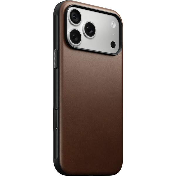 Nomad Modern Leather MagSafe kožený kryt iPhone 17 Pro Max/18 Pro Max Brown - Pouzdra - Obrázek 4499490faa2e4df18a48620b3602b750