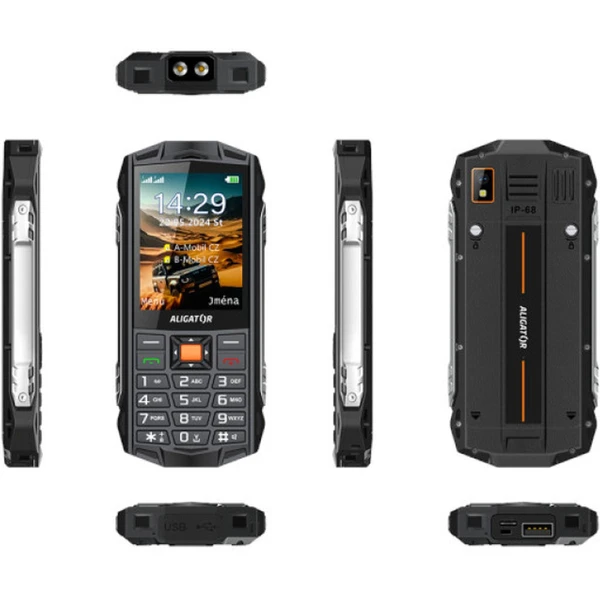 ALIGATOR R45 eXtremo černo-oranžový - Mobilní telefony - Obrázek 44D8000L01