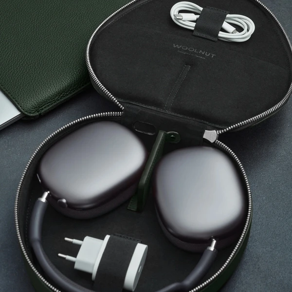 Woolnut Leather kožené pouzdro pro AirPods Max zelené - Pouzdra - Obrázek 44KR100501