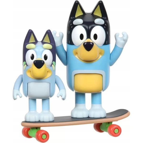 Figurky Bluey - Bluey & Bandit on skateboard 6 cm - Figurky - Obrázek 44M5000P01