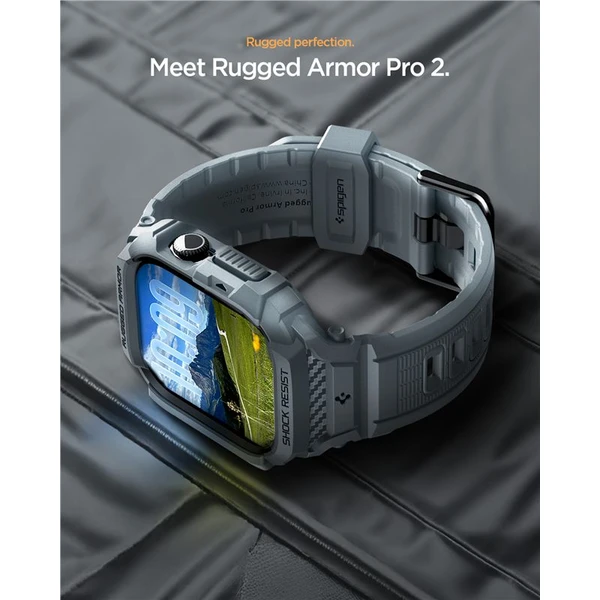 Spigen Rugged Armor Pro 2 pouzdro Apple Watch 11 (46mm) dark gray - Pouzdra - Obrázek 44c143df729d4a1291852b77e0b8bf58