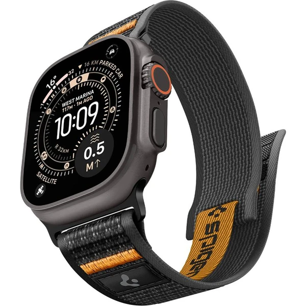 Spigen Athlex Air 2 Active řemínek Apple Watch 49/46/45/44mm černý/oranžový - Řemínky - Obrázek 44c3c13a81bb410e8bd10951372e6b02