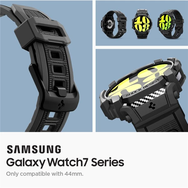 Spigen Rugged Armor Pro pouzdro Samsung Galaxy Watch7 (44mm) matně černé - Pouzdra - Obrázek 44cd6705417e4e97b12f0d6d7083482b