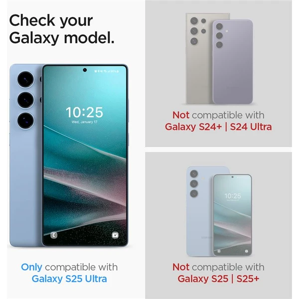 Spigen Glass tR EZ Fit HD sklo Samsung Galaxy S25 Ultra čiré (2 ks) - Ochranné folie a skla - Obrázek 44d9a15a2e3e4610aa22bcfc3ad245e1