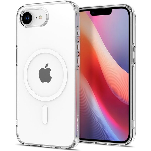 Spigen Liquid Crystal MagSafe kryt iPhone 16e bílý
