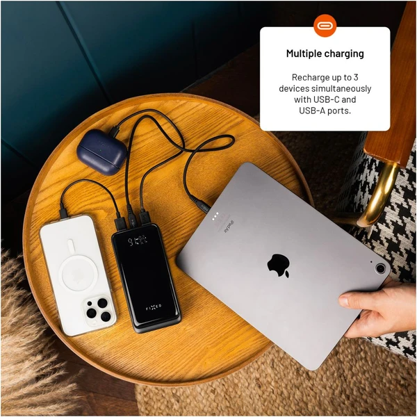 FIXED Zen2 30 Plus powerbanka s LCD displejem a PD 65W, 30 000 mAh, černá - Powerbanky - Obrázek 455c99dae1b14b69b6fdb43221521443
