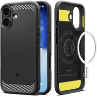 Spigen Rugged Armor MagSafe kryt iPhone 17 matte black - Pouzdra