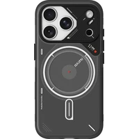 Aulumu A17 Frosted TPU MagSafe kryt iPhone 17 Pro Max Translucent Gray - Pouzdra
