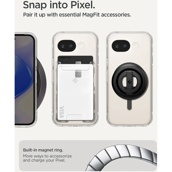 Spigen Ultra Hybrid MagSafe kryt Google Pixel 10a clear graphite - Pouzdra - Obrázek 457696683f3b45edb4245f2797412d69