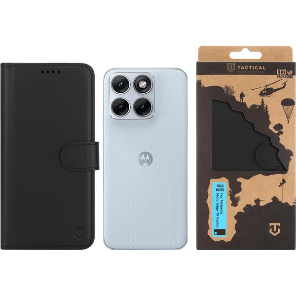Tactical Field Notes pouzdro Motorola Edge 70 Fusion černé - Pouzdra - Obrázek 457b6fb526034fe98d21158105278307