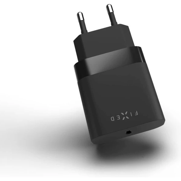FIXED nabíječka s USB-C výstupem a podporou PD 20W černá - Nabíječky - Obrázek 457d501d234a44e6a90136901eeb30f1