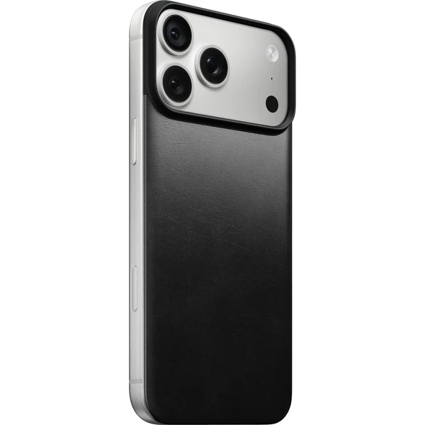Nomad Magnetic Leather Back (Horween) MagSafe kožený kryt iPhone 17 Pro Max/18 Pro Max Black - Pouzdra - Obrázek 458ccc0a94b54117981563c690d8e36c
