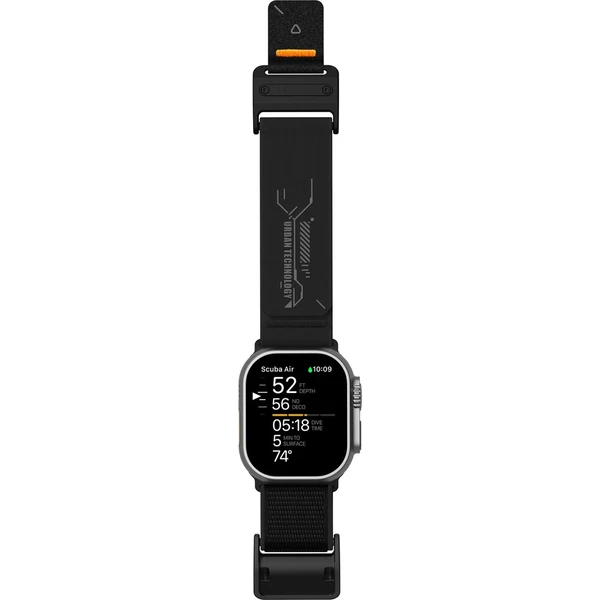 Aulumu A11 Mag Buckle Slim řemínek Apple Watch 49/46/45/44/42mm Black Buckle/Black Strap - Řemínky - Obrázek 458ec67f5a9148398c060ae6d217c2c6