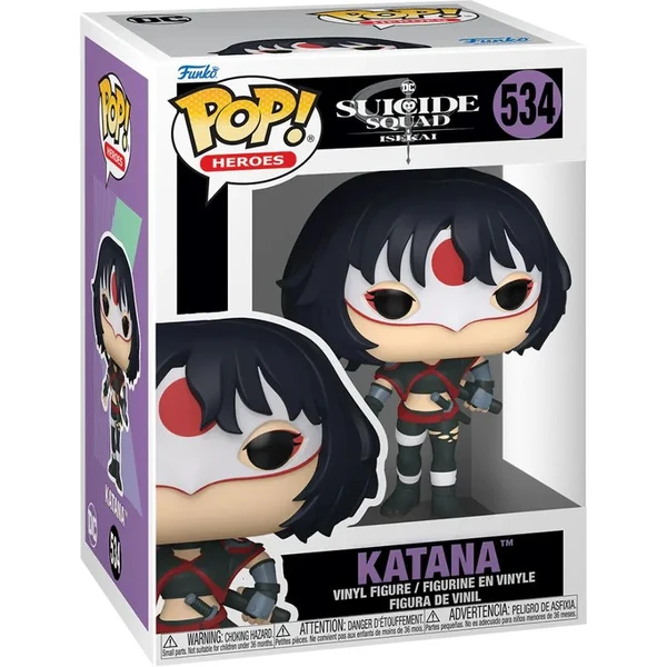 Funko POP! #534 Animation: DC The Suicide Squad Isekai - Katana - Funko POP! - Obrázek 45DE000L01