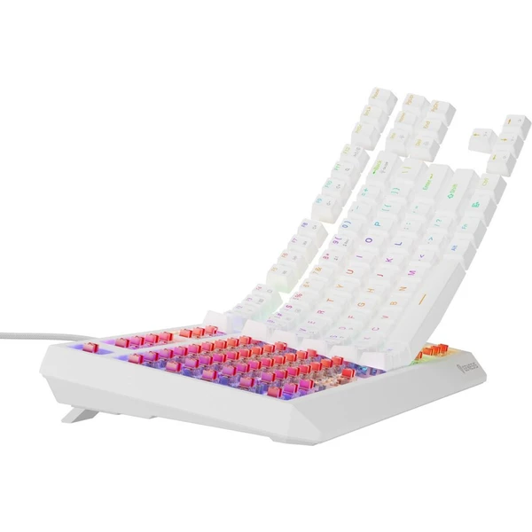 Genesis THOR 230 TKL RGB bezdrátová mechanická klávesnice bílá Outemu Red - Klávesnice - Obrázek 45I5000O01