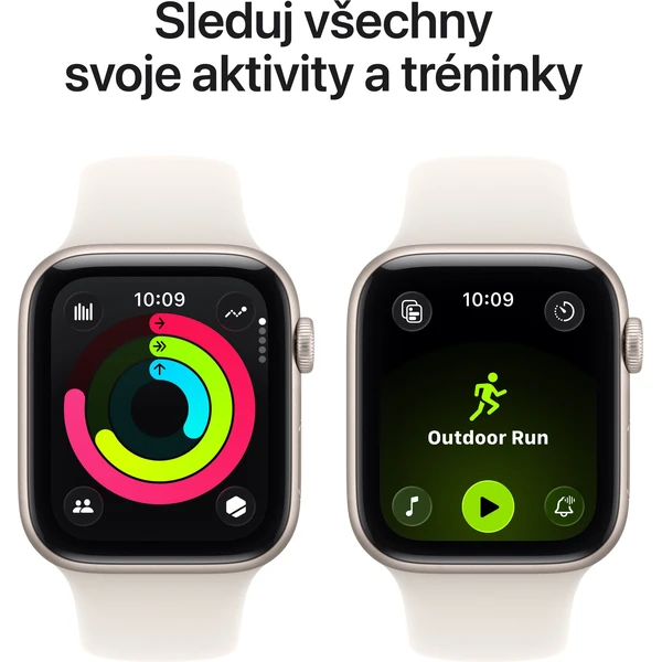 Apple Watch SE 3 (2025) 40mm Hvězdně bílý hliník s hvězdně bílým sportovním řemínkem S/M (Další) - Chytré hodinky - Obrázek 45PH000K01
