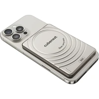 CubeNest S1B3D Slim MagSafe powerbanka (5000 mAh) přírodní titan - Powerbanky