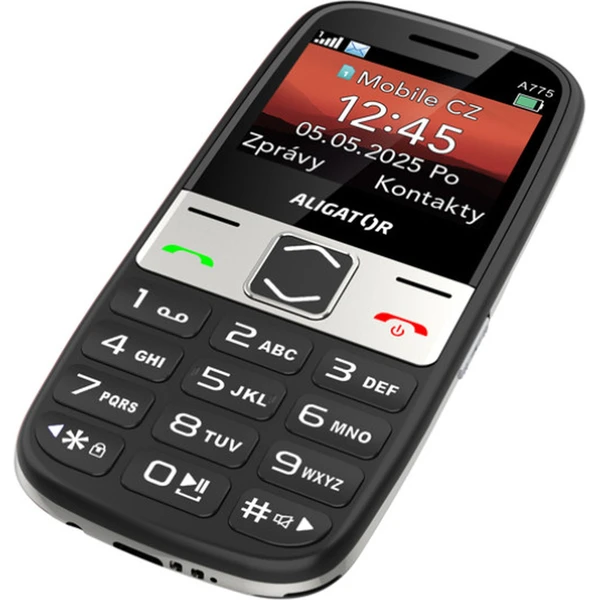 ALIGATOR A775 Senior + stolní nabíječka černý - Mobilní telefony - Obrázek 45WG000J01