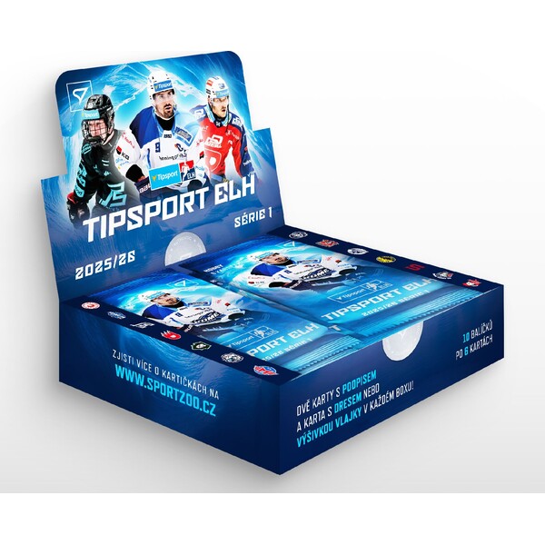 Hokejové karty SportZoo Tipsport ELH 2025/26 1. série Hobby balíček - Hokejové karty - Obrázek 45YM000K01