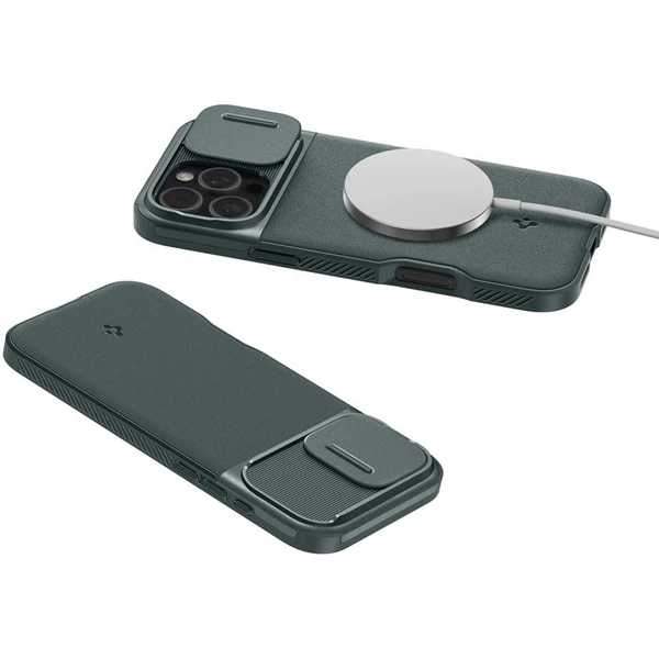 Spigen Optik Armor MagSafe kryt iPhone 16 Pro abyss green - Pouzdra - Obrázek 45a400d7d87343e5b0171c3ea4d5047b