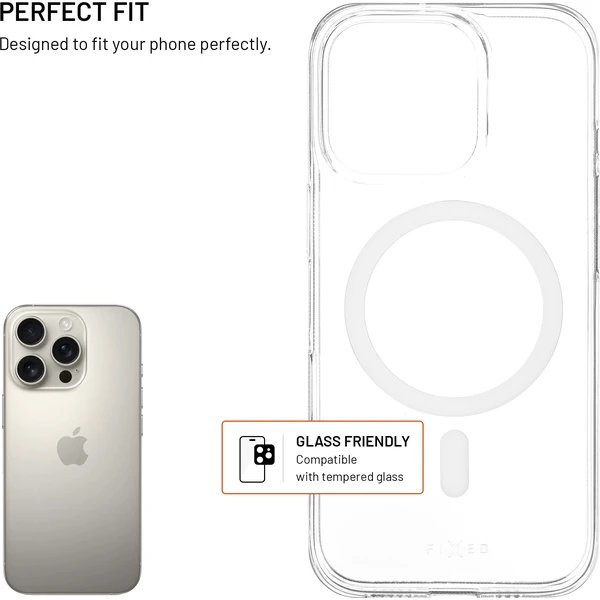 FIXED MagStory AntiUV TPU kryt s MagSafe Apple iPhone 16 Pro čirý - Pouzdra - Obrázek 45b70ae964e54d09856b8b02340fe617