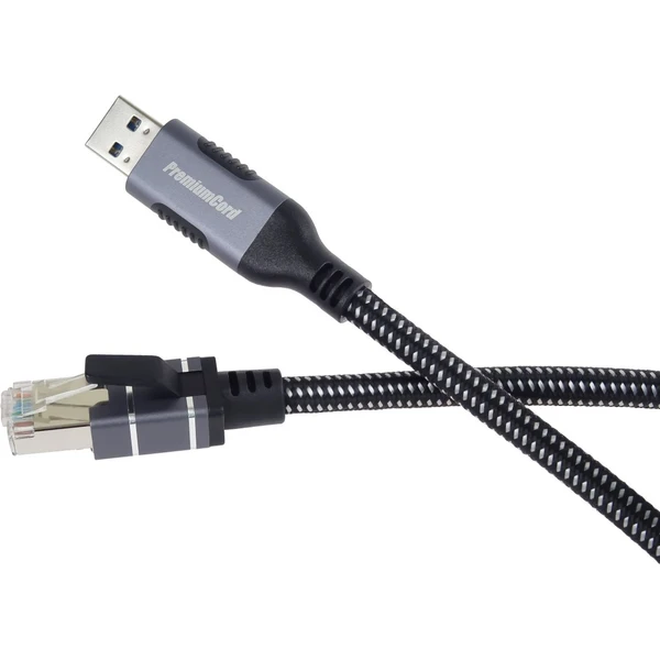 PremiumCord USB-A/RJ45 síťový kabel 3m černý - Kabely a redukce - Obrázek 45c2eb565ba846899bc50e4efde9f0f5