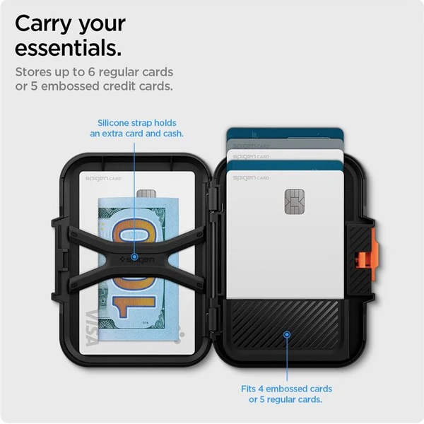 Spigen Lock Fit MagSafe Wallet peněženka černá - Peněženky - Obrázek 45ddcec62e6442f58912ff6087d47cb0